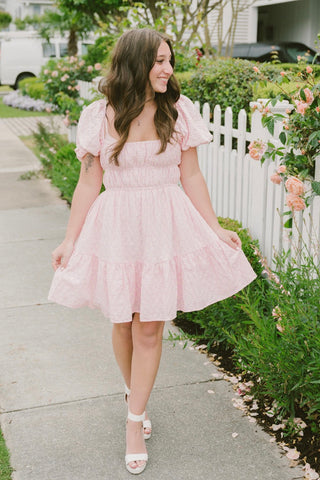 Sugarlips pink floral dress